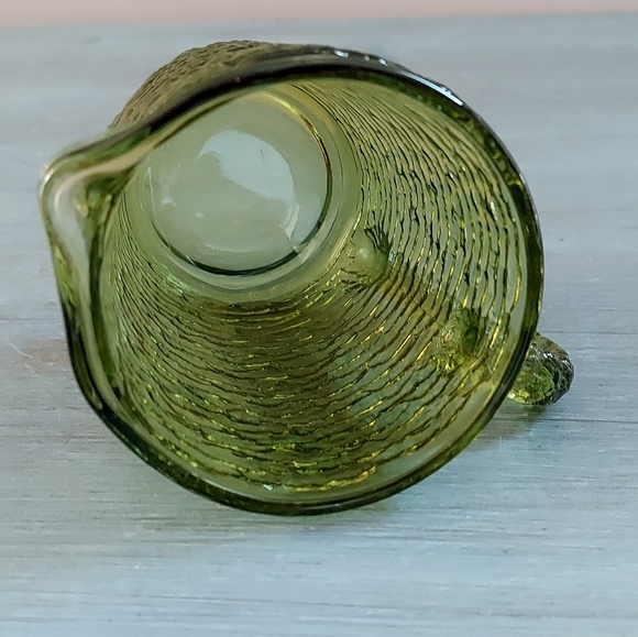Small Pressed Glass Pitcher - Picture 7 of 8
